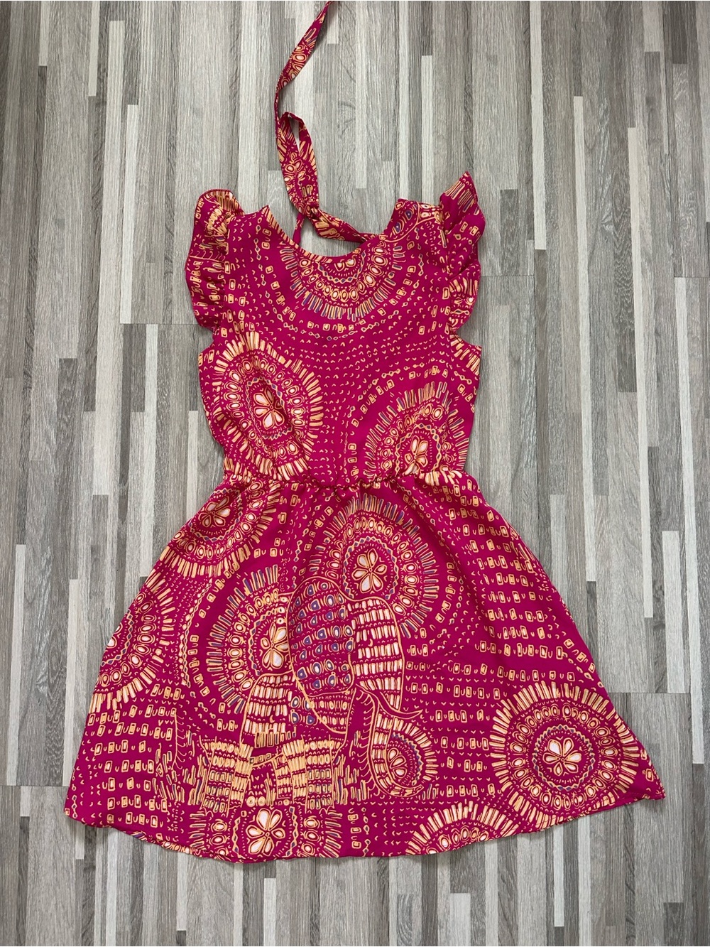 SHEIN Pink Casual Mini Dress Summer, Stretchy, Size S